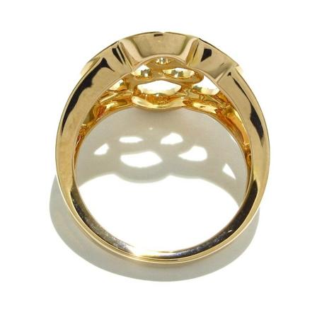 Chanel Vintage Rings Gul, Dame Vintage Smykker, Størrelse: ONE Size