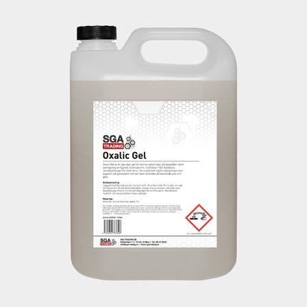 Oxalic acid cleaner SGA Oxalic Gel, concentrated, 5 litres