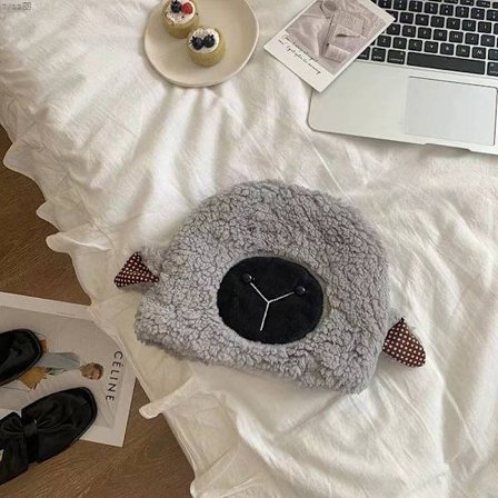 Hætte Udendørs Foldsom Kasket til Kvinder Lammeuld Japansk Sød Piger