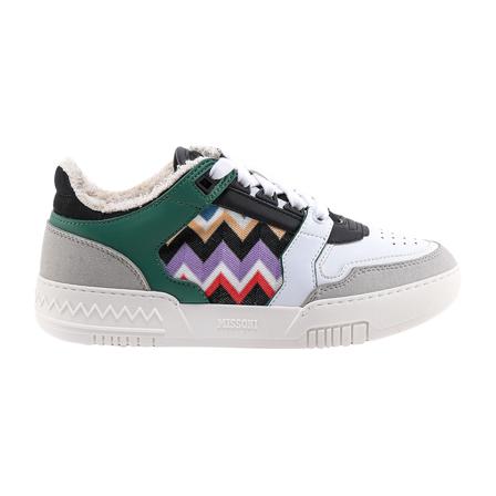 Missoni, Women Shoes Sneakers Shmisbl 204 Groen, Dames, Maat:39 EU,leer