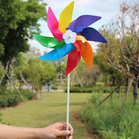 Hage Yard Party Utendørs Vindmølle Pinwheel Ornament Dekor One Size