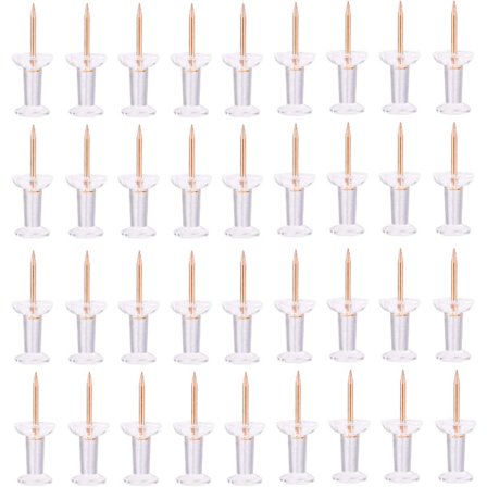 200 kpl kirkaskantaisia nastoja, yhteensopiva korkkitaulun kanssa - ruusukulta