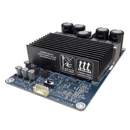Högpresterande TPA3255 2x300W Stereo HIFI Digitalt Effektförstärkarkort 2-kanals Klass D-förstärkare kompatibel med DC24-48V【pl】