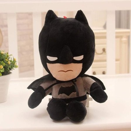 Batman Plyschleksaker för Barn, 28 cm Superhjälte Plyschdockor Present till Pojkar Barn