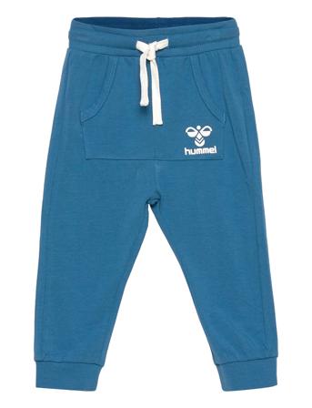 Hmlfutte Pants Sweatpants Mjukisbyxor Blå Hummel