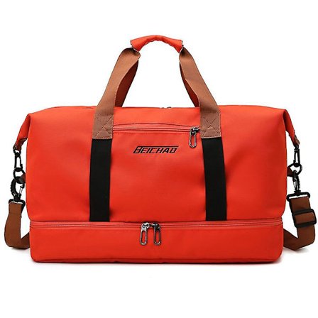 Mordely Separate Dry And Wet Gym Bag Shoe Warehouse Yoga Sports Bag Oxford Cloth Large-capacity Outing Luggage Bag