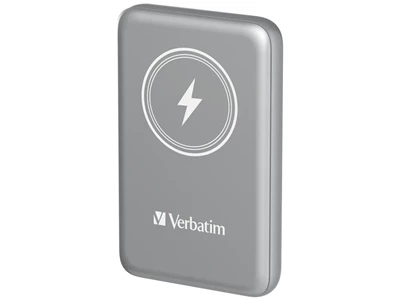 Verbatim Charge ́n ́Go Magnetic Wireless Power Bank 10000 Grey