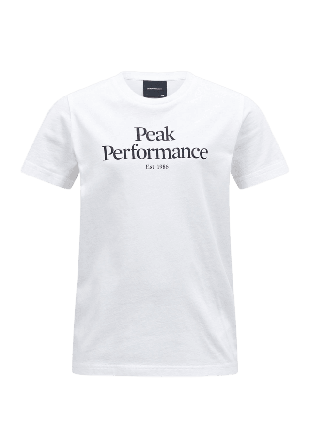 Peak Performance Jr Original Tee T-shirts & toppar Unisex Vit 170