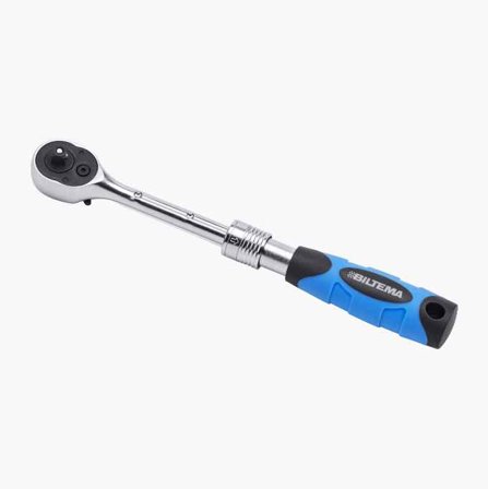 Spärrhandtag 1/4" teleskopiskt