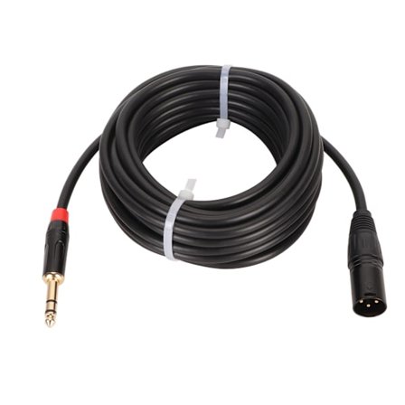 XLR Hane till 1/4 Tum TRS Kabel Balanserad 3-Pin XLR Hane till Kvarts Tum TRS Kontakt Kabel Mikrofonkabel 8 m