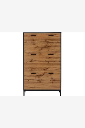 Loft24 - Skoskab Rocco - Sort - Skoskabe - Fra Homeroom