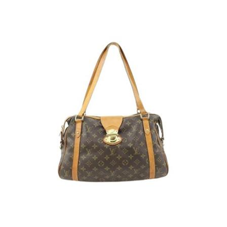 Louis Vuitton Vintage, Pre-owned Leather louis-vuitton-bags Bruin, Dames, Maat:ONE Size