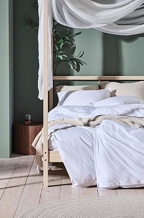 Jotex - Dekbedovertrek Wit Wit - TERRIE - Koop Dekbedovertrek bij Jotex