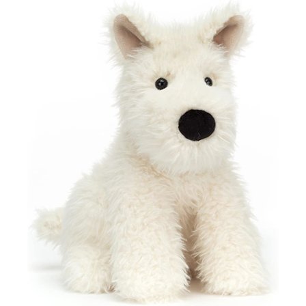 Jellycat Munro Scotty Hund Plysch Medium 25 cm | Hund- och valpplysch | Klassisk present till barn