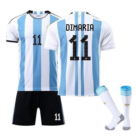 22/23 Argentina Hem #21 Dimaria pelipaita aikuisille ja lapsille vY - L