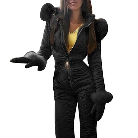 Dame Vinter Varm snødrakt Utendørs Sportsbukser Skidress Vanntett Jumpsuit