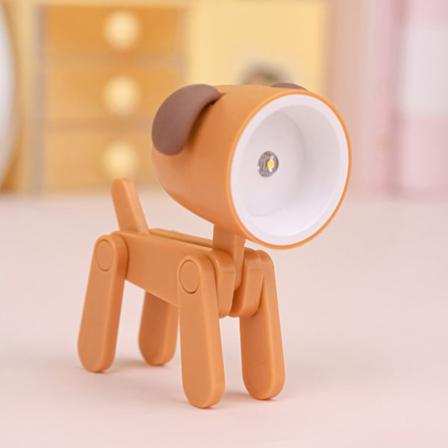 Tecknad E Dog And Deer Shape Bordslampa Mini Led Night Light Re