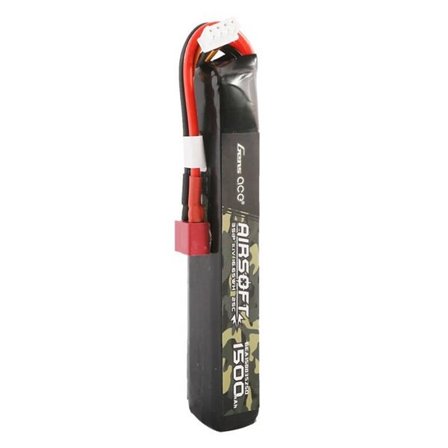 Gens ace 25C 1500mAh 3S1P 11.1V Airsoft Gun Lipo-batteri med T-stik
