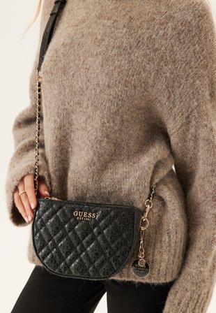 Guess Isemay Mini Crossbody Black Klær