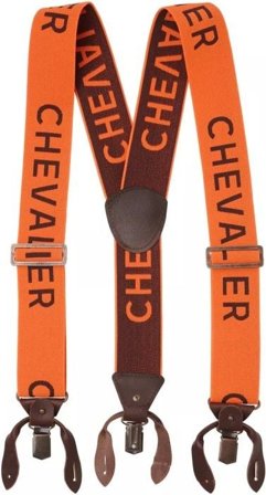 Chevalier Logo Suspenders High Vis Orange