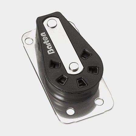 Deck block Barton Marine Size 2 35 mm, deck mounted, plain bearing, single, suitable for ropes Ø4 - 8 mm
