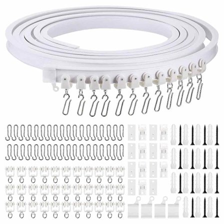 Rumavdelare Gardinskena, Takmonterad Gardinskena System för Burspråk & Sjukhus Gardinskena System, Hållbar & Anpassningsbar Nano Syntetisk PVC