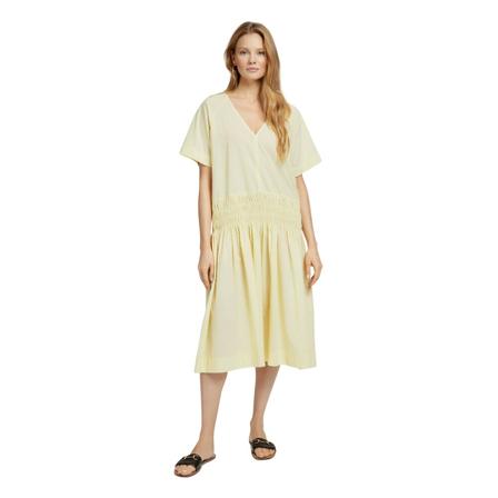 by Insomnia, Sukienka midi Island Dress Plumeti LTD Żółty, Kobieta, Rozmiar: L