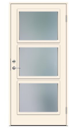 Swedoor Congo Ytterdörr vit (S 0502-Y) 1980x988 mm, Dörrar