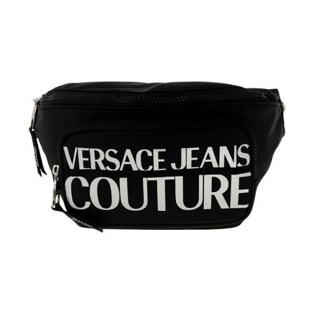 Versace Jeans Couture Bælte Taske with Logo Sort, Herre, Størrelse: ONE Size