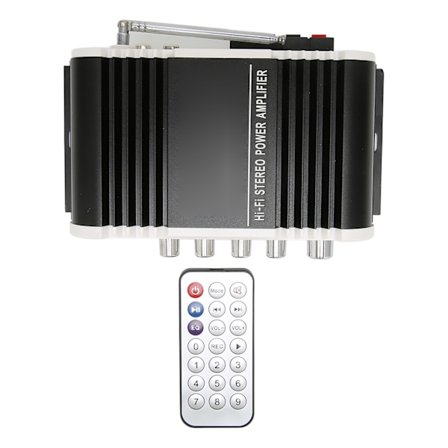 Bluetooth Hjem Stereo Forstaerker HiFi Tabsfrit Multi-kanal Traadlos Bilmusikforstaerker med Fjernbetjening