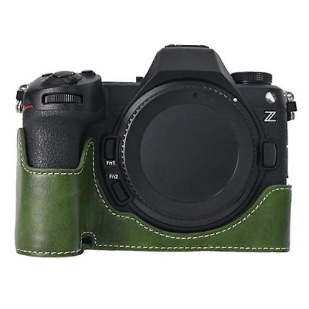 För Nikon Z6 III Kameraväska Stor Utskärning PU Läder Skyddsfodral (FMY)