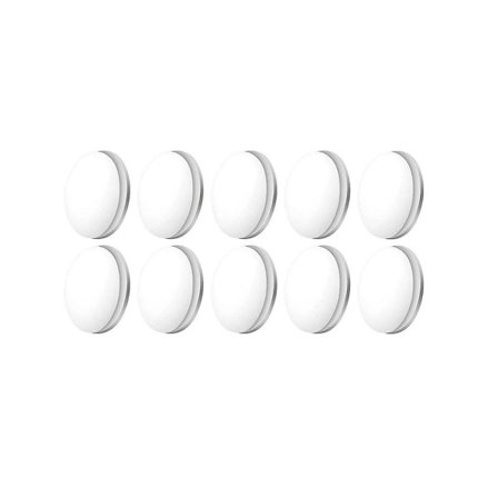 10 stk magnetiske gardinlodd Gardinlodd Magnet bruseforhængsvægte Bund til dug hvid