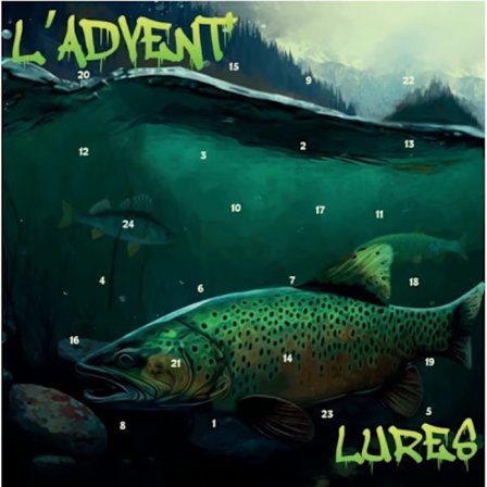 2025 Julefiske-julekalender til voksne - Udstyrsboks[JSR]