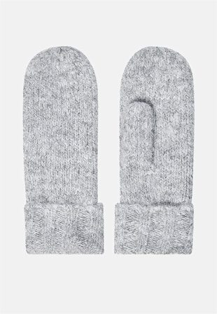 Soyaconcept - Stickade vantar - gråmelange - för damer - - Cellbes