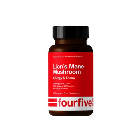 fourfive Lions Mane Energy & Focus 60 caps