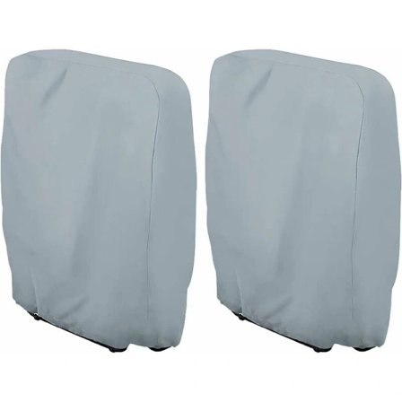 |HH| Sammenleggbart solstoldeksel (Grå) B71×H110cm, 2 stk. Hagesol