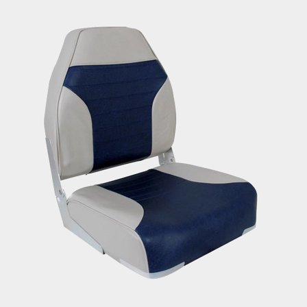 Fällbar båtstol Springfield Flashback, 41 x 38 x 55 cm, marinblå/grå