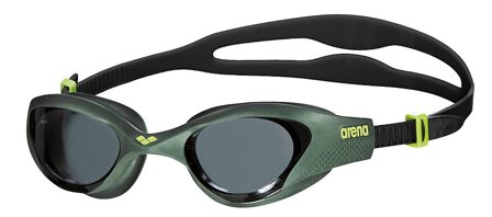 Arena The One Svømmebrille Voksen Smoke/Deep Green/Black, Sport & Velvære, Svømmebriller, Til Voksne