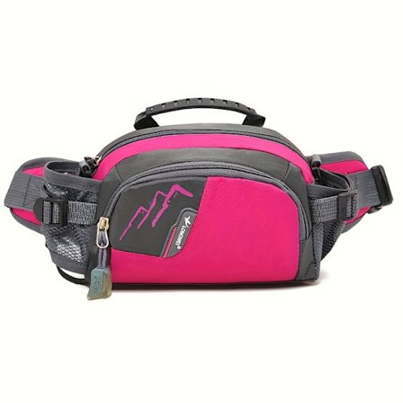 Funktionel udendørs taske til taljen, transportabel taske til taljen med flere lag