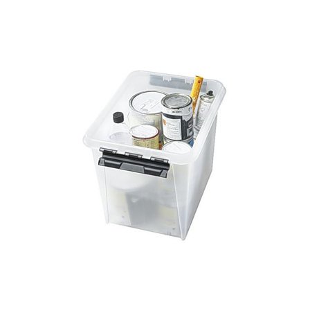 SMARTSTORE Förvaringslåda Classic transparent 52L - Lyreco - Skolmöbler och inredning - Förvaringsmöbler - Backar, boxar och korgar