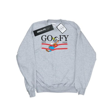 Disney Dam/Kvinnor Goofy By Nature Sweatshirt XXL Sports Grey