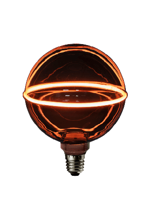 Unison O-LED NERO horizontal glob Belysning Svart 130x164mm