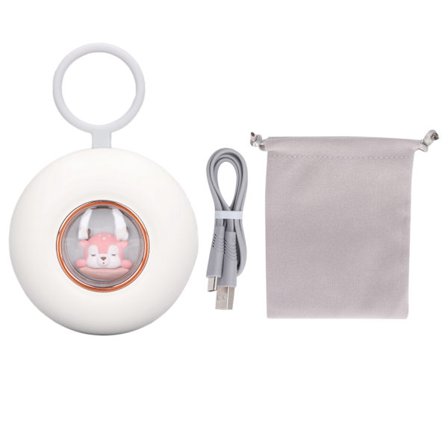 Mikrostrøms Håndholdt Søvn Hjælpemiddel Tegneserie Rund Form Angstlindring Fysisk Puls Søvn Hjælpemiddel Instrument Fawn