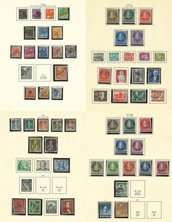 Berlin til 1974 - Samling på løse fortryksblade