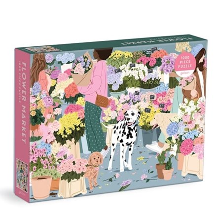 Flower Market 1000 Piece Puzzle 9780735372887
