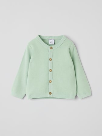Polarn O. Pyret - Knitted cardigan - 68 - Childrenswear - green
