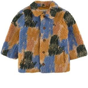Kids - Bobo Choses Shadows Jacquard Branded Sheepskin Jacket Beige 2-3 Years - Coats and jackets - 2-3 years - Beige - Junge