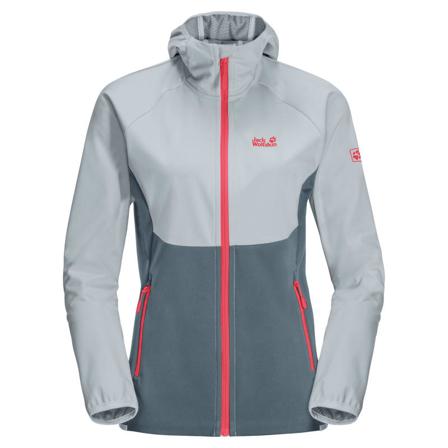 Jack Wolfskin Women's Go Hike Softshell (Spring 2021) Women unlined jacket Grey S