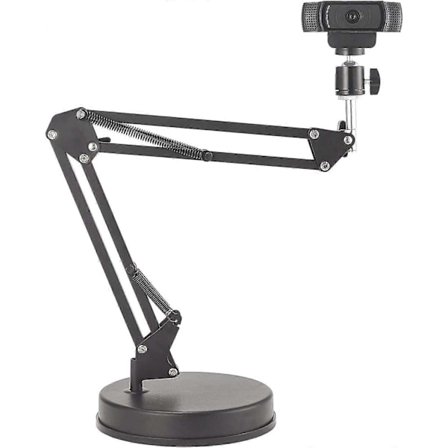 Logitech Webcam Stativ 22 Saks Arm til C925e C922x C922 C930e C930 C920 C615, GoPro Hero 8/7 Kompatibel