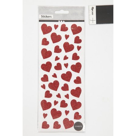 Glitterstickers röd hjärtan 84/fp 84/fp - Lyreco - Skola och förskola - Hobbymaterial - Bokmärken och stickers